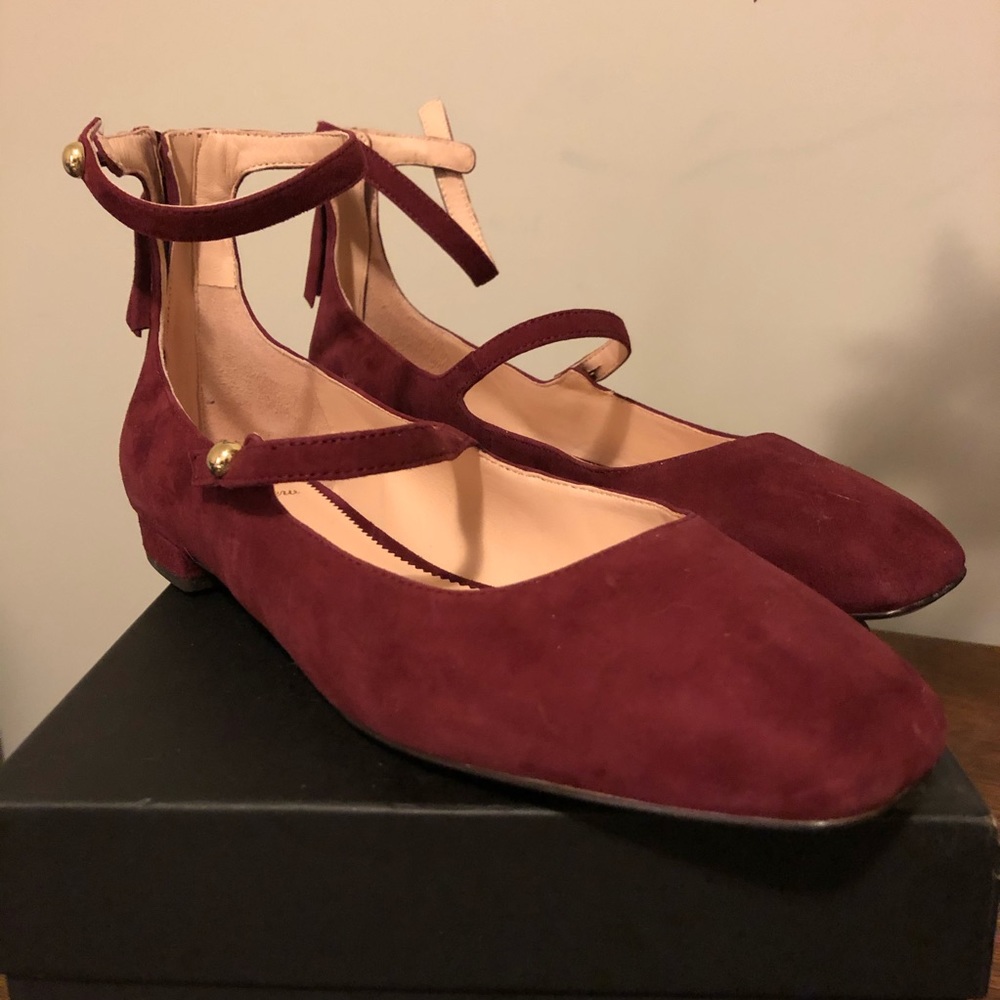 J. Crew Sally Ballet Flat with straps size 9